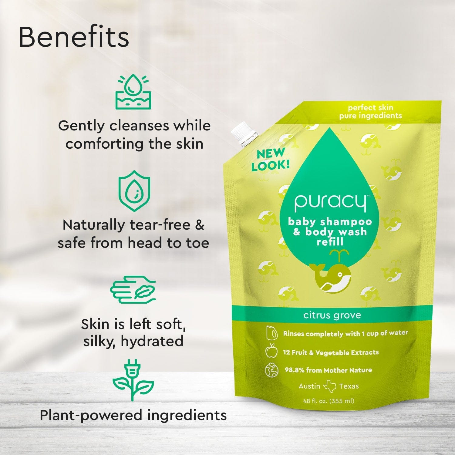 Baby Shampoo & Body Wash (Tear-Free) (OAIY)