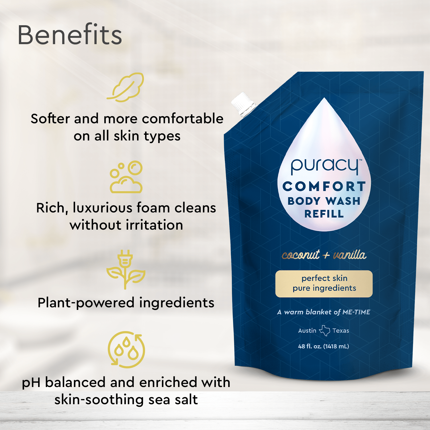 Body Wash (Acidified, PH Balanced) (QBA3)