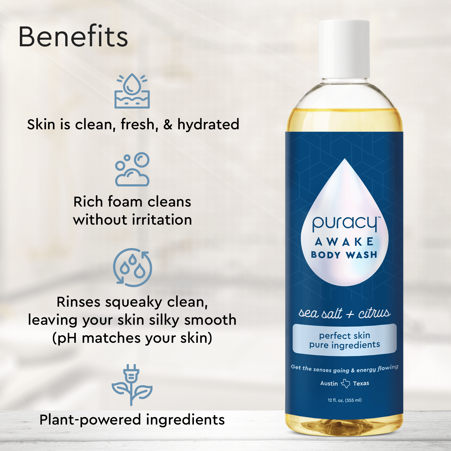 Body Wash (Acidified, PH Balanced) (QBA3)