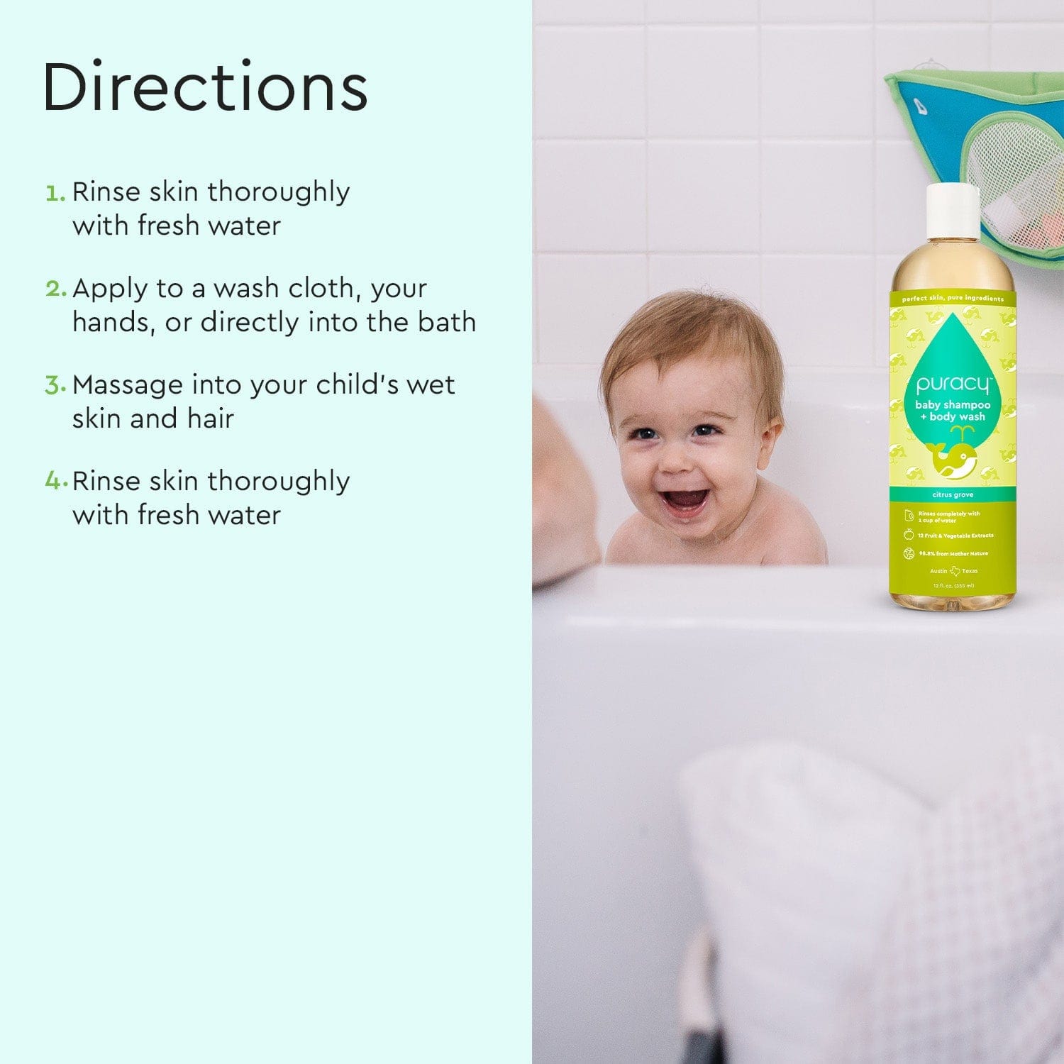 Baby Shampoo & Body Wash (Tear-Free) (OAIY)