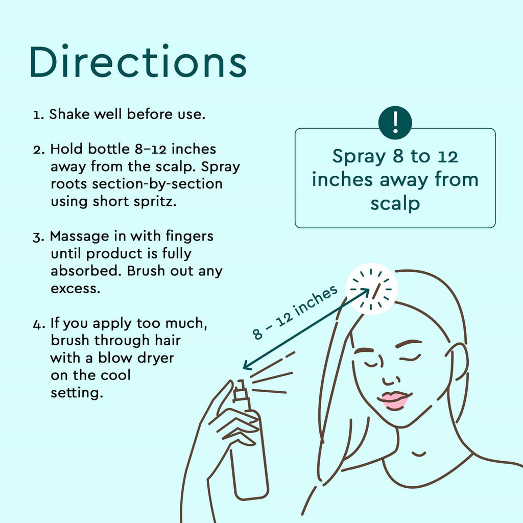 Dry Shampoo (Benzene & Silicone-Free, Color-Safe) (ZQHB)
