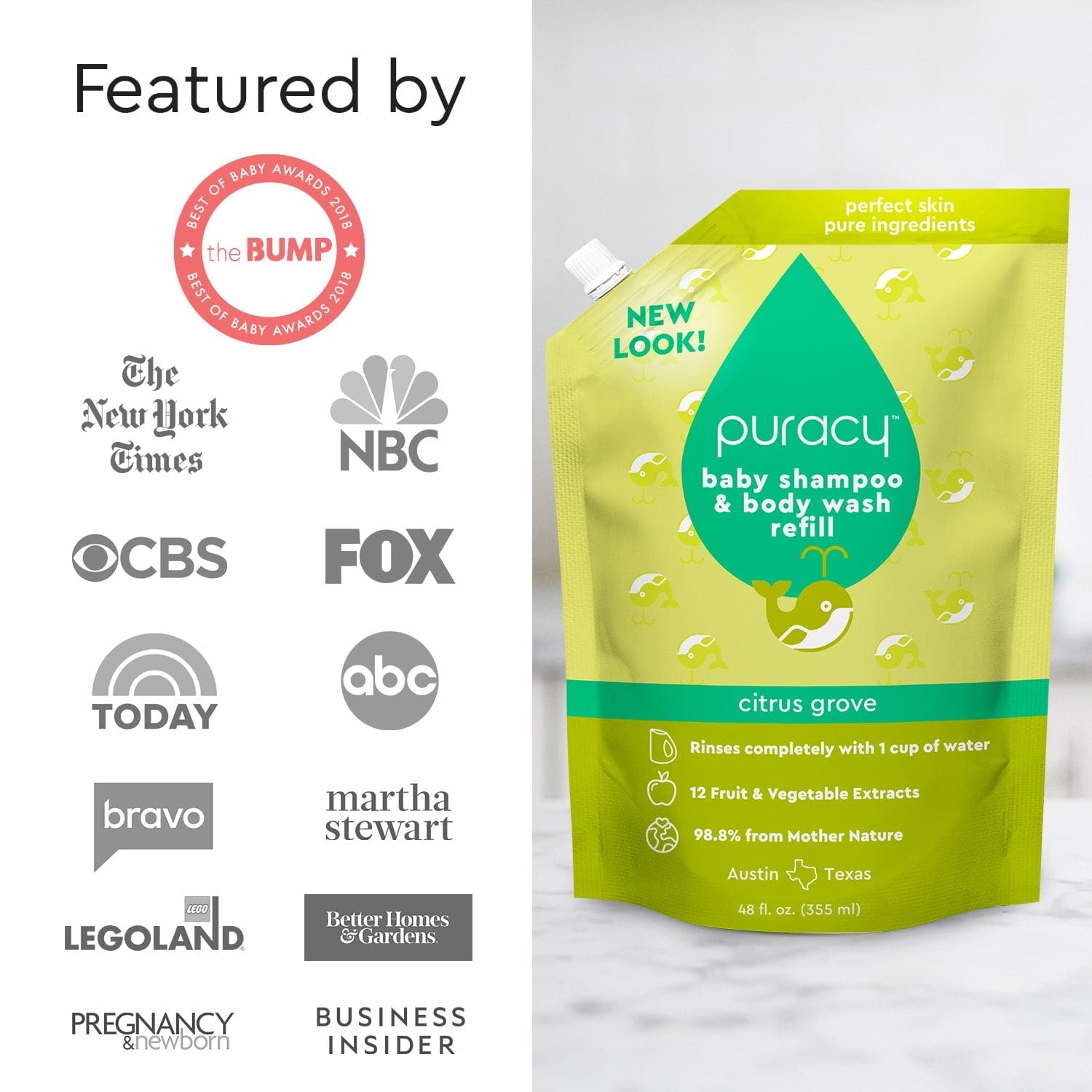 Baby Shampoo & Body Wash (Tear-Free) (WO29)